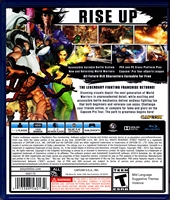 Sony PlayStation 4 Street Fighter 5 Back CoverThumbnail